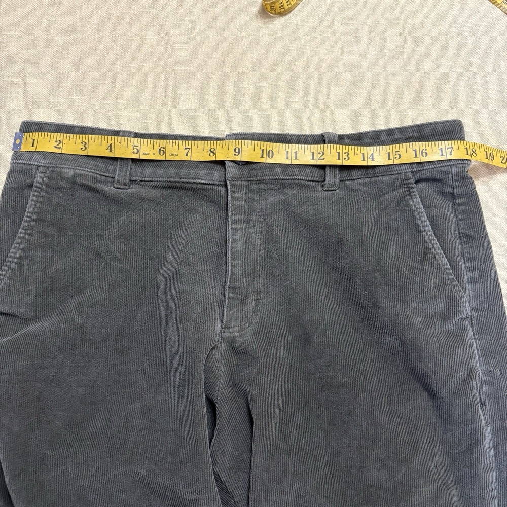 Orvis Corduroy Ultra Wide Leg High Waisted Pants Women's 16 Tarragon Green - Picture 5 of 11